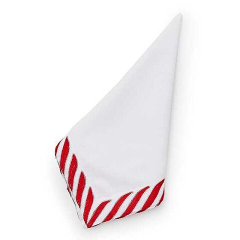 Peppermint White Napkin