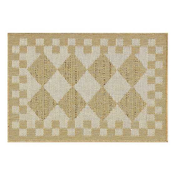 White Diamond 2' x 3' Indoor/Outdoor Rug