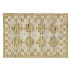 White Diamond 2' x 3' Indoor/Outdoor Rug