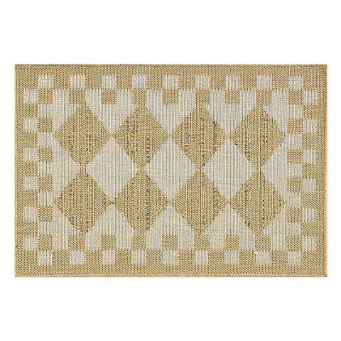 White Diamond 2' x 3' Indoor/Outdoor Rug