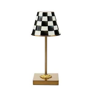Courtly Check LED Rechargeable Cafe Table Lamp