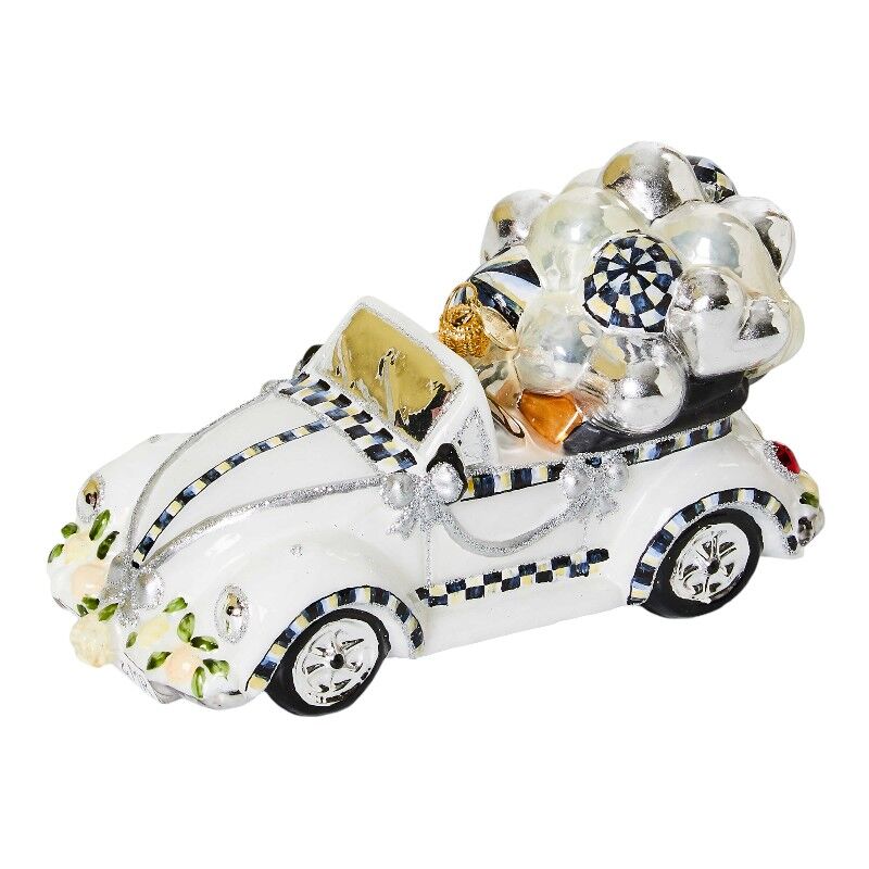 2024 Just Married Glass Ornament