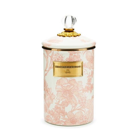 Rosy English Garden Large Canister