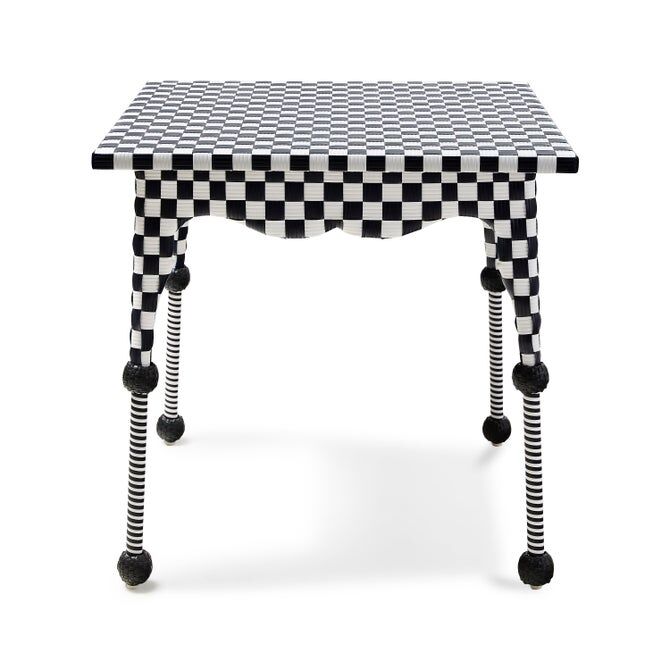 Gambit Check Outdoor Patio Dining Table
