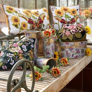 Monarch Butterfly Square Pillow - White