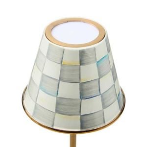 Sterling Check LED Rechargeable Cafe Table Lamp
