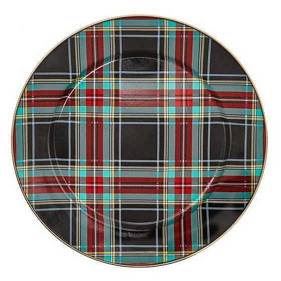 Tartan Black Charger
