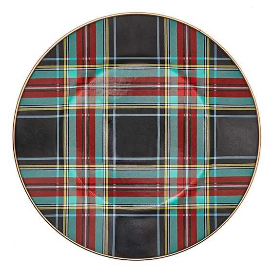 Tartan Black Dinner Plate