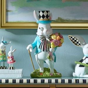 Calico Bunny Figurine