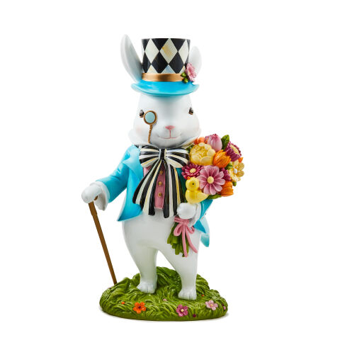 Calico Bunny Figurine