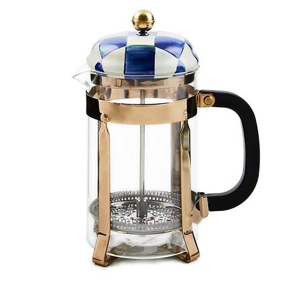 Royal Check French Press