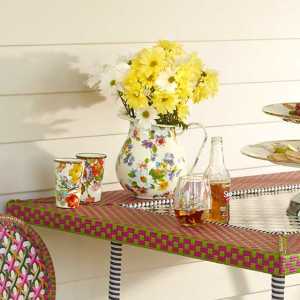 Flower Market Pitcher - White