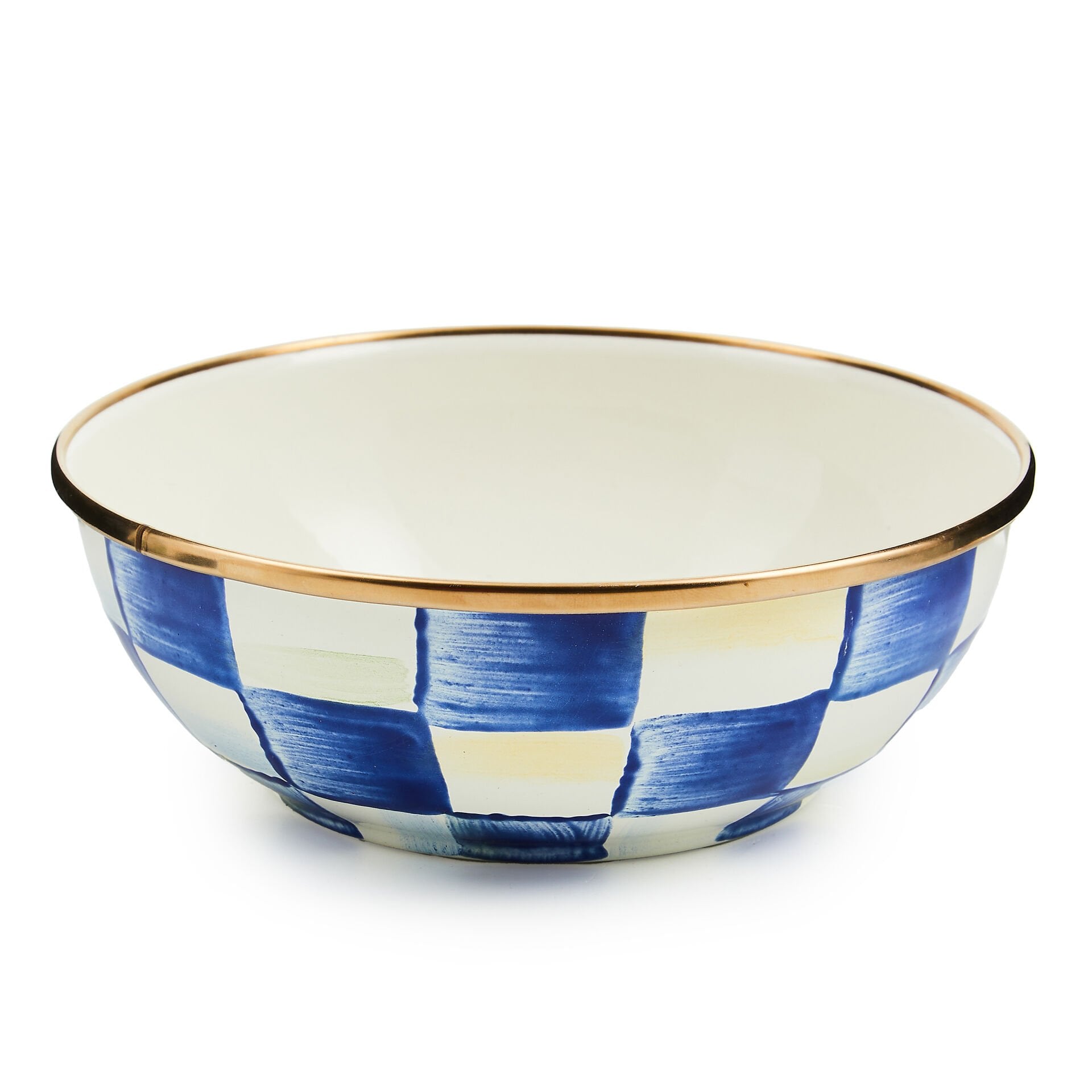 Royal Check Enamel Everyday Bowl