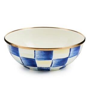 Royal Check Enamel Everyday Bowl