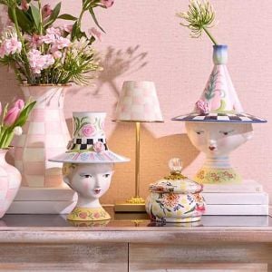 Rosy Check LED Rechargeable Cafe Table Lamp