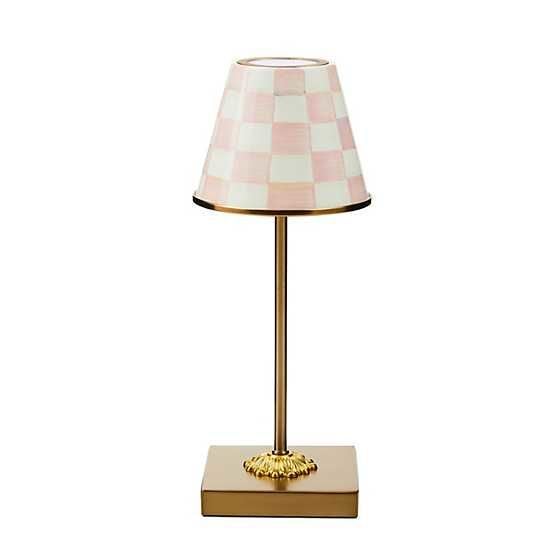 Rosy Check LED Rechargeable Cafe Table Lamp