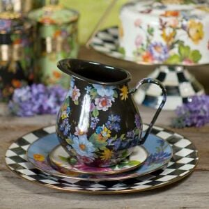 Flower Market Pitcher - Black