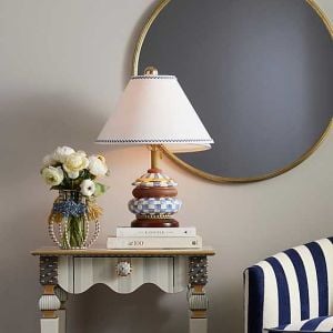 Royal Check Groovy Table Lamp