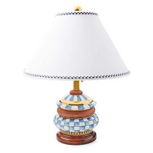 Royal Check Groovy Table Lamp