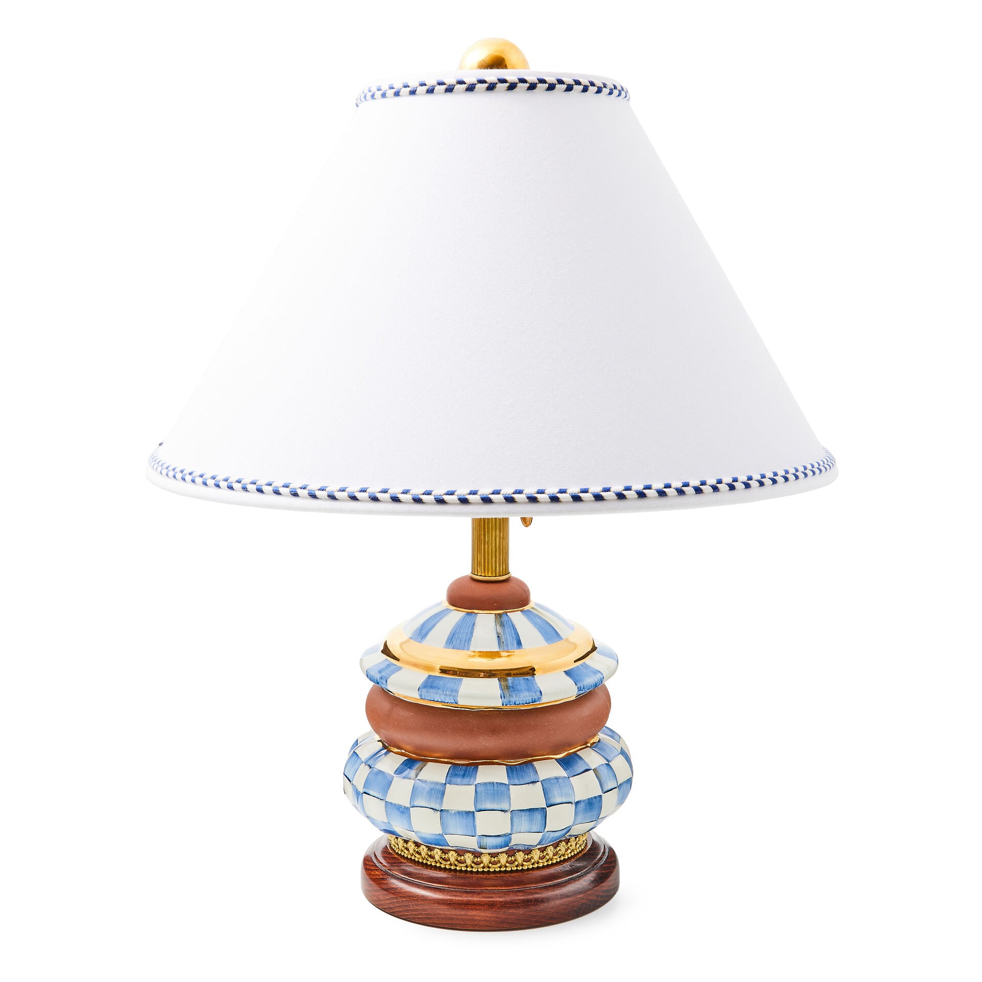 MacKenzie-ChildsRoyal Check Groovy Table Lamp