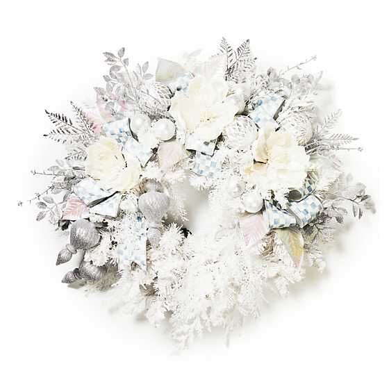 Crystal Palace Illuminated White 32'' Wreath
