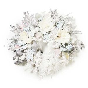 Crystal Palace Illuminated White 32'' Wreath