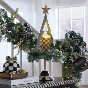 Farmhouse Holiday Galvanized Tabletop Tree