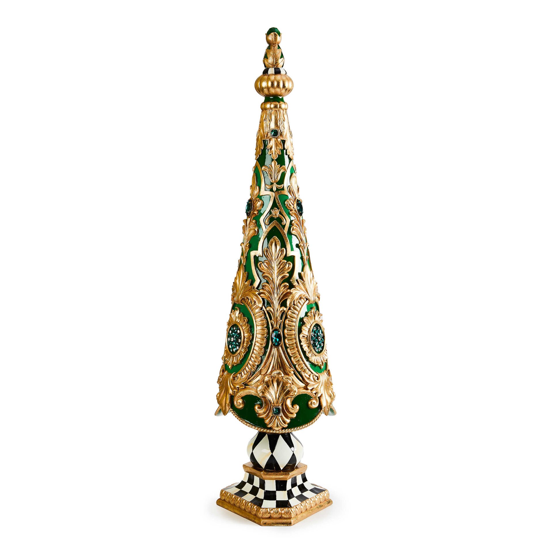 Emerald Luxe Jeweled Trophy Tree