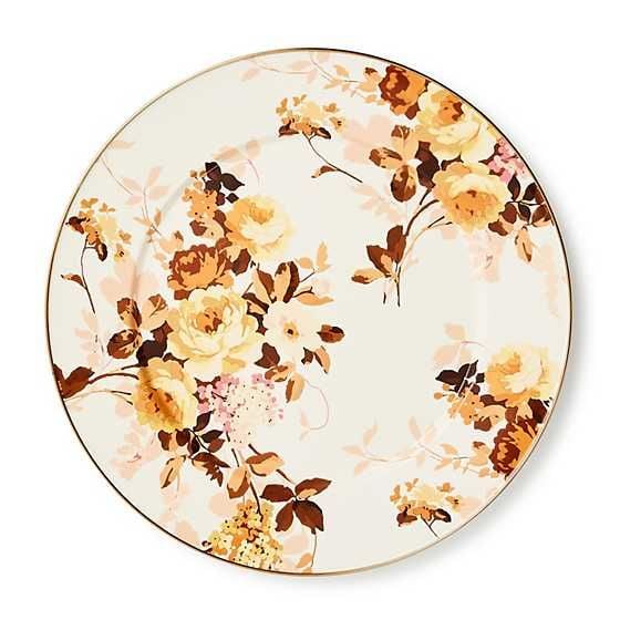 Wild Rose White Serving Platter