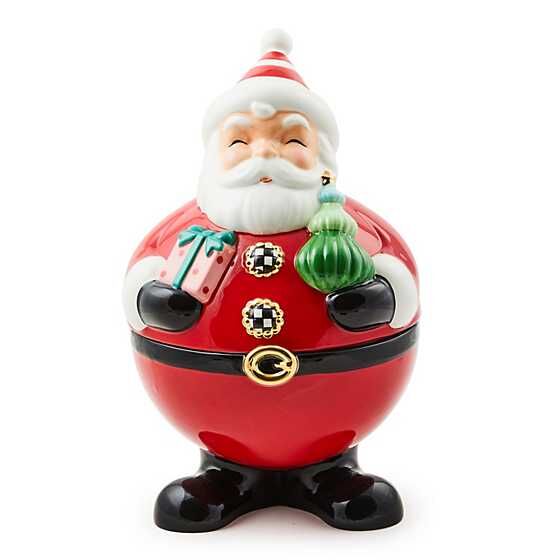 Granny Kitsch Santa Cookie Jar