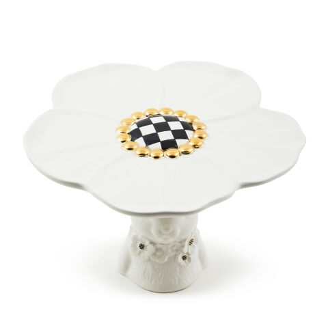White Rabbit Ceramic Pedestal Platter