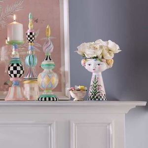 Rosy Meadow Short Lady Vase