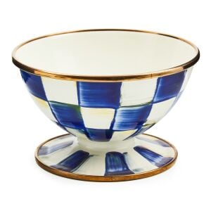 Royal Check Enamel Ice Cream Dish