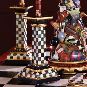 Courtly Check Candlestick