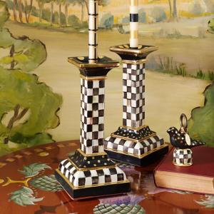 Courtly Check Candlestick