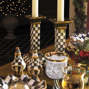 Courtly Check Candlestick