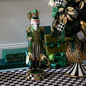 Emerald Luxe Castle Guard Nutcracker