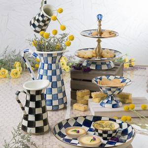 Royal Check Enamel Practical Pitcher - Large