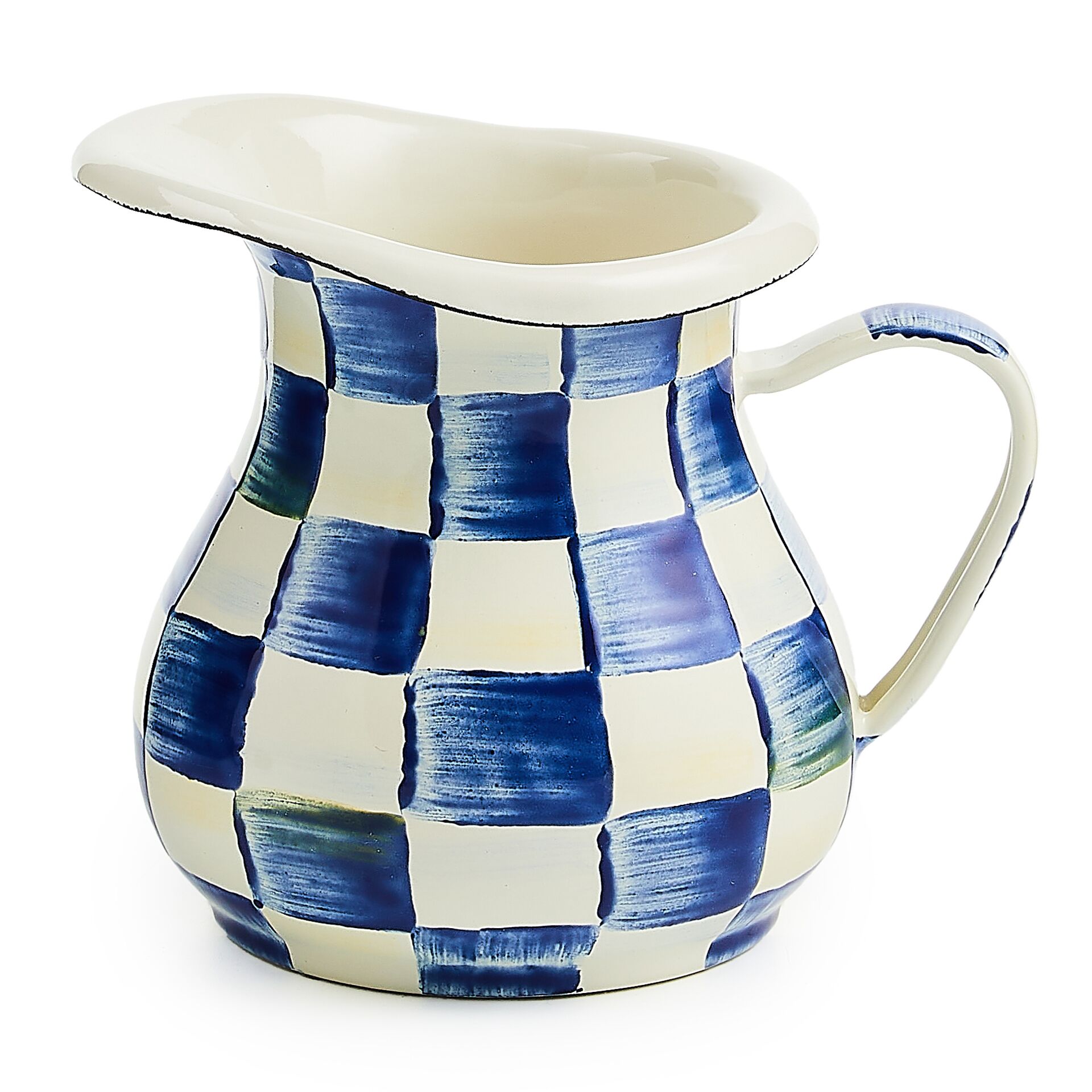 Royal Check Enamel Creamer
