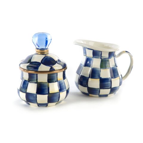 Royal Check Enamel Creamer