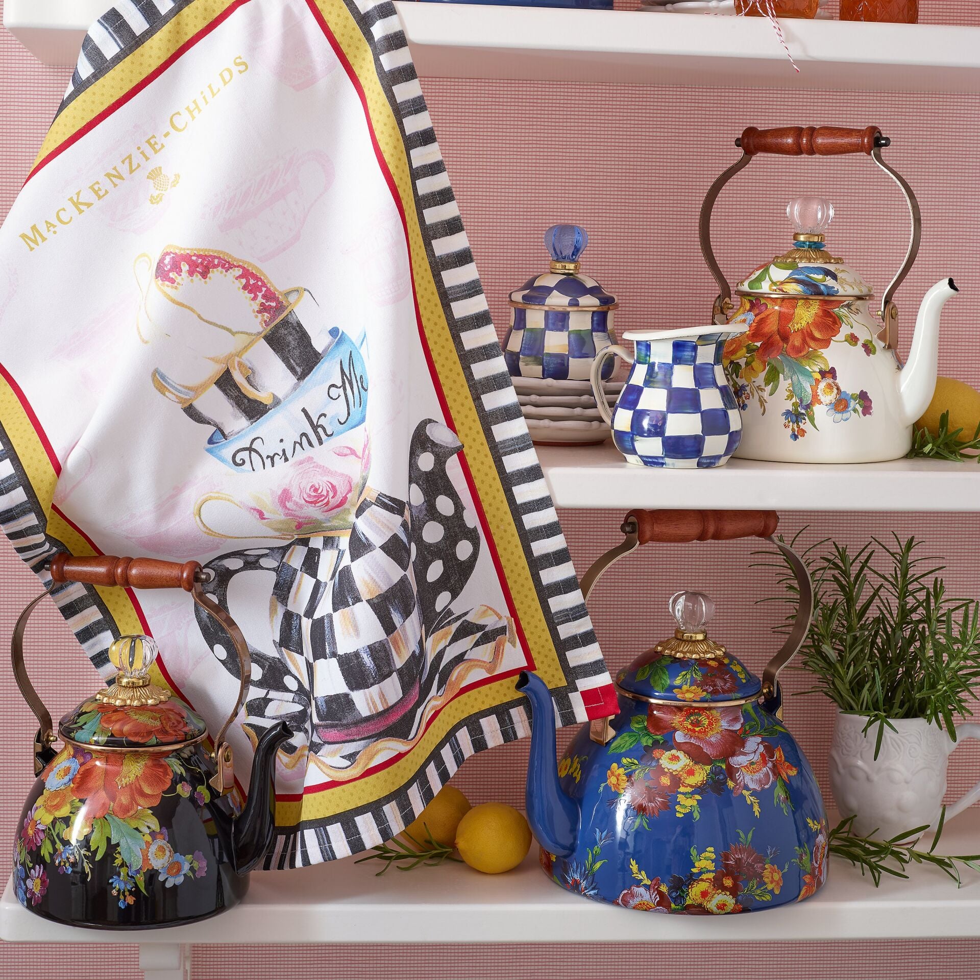 Royal Check Enamel Creamer