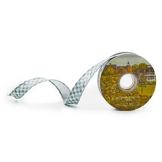 Sterling Check 3 cm Ribbon