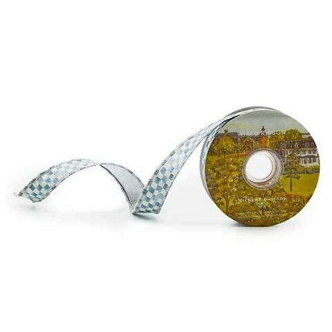 Sterling Check 3 cm Ribbon