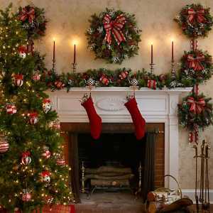 Classic Courtly Triple Door Wreath