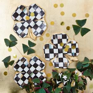 Courtly Check Clover Plate
