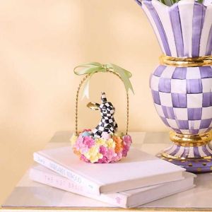 Calico Hydrangea Bunny Basket