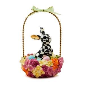 Calico Hydrangea Bunny Basket