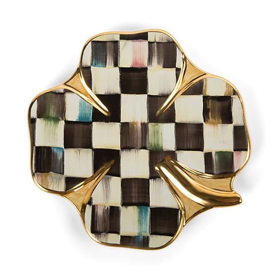 Courtly Check Clover Plate