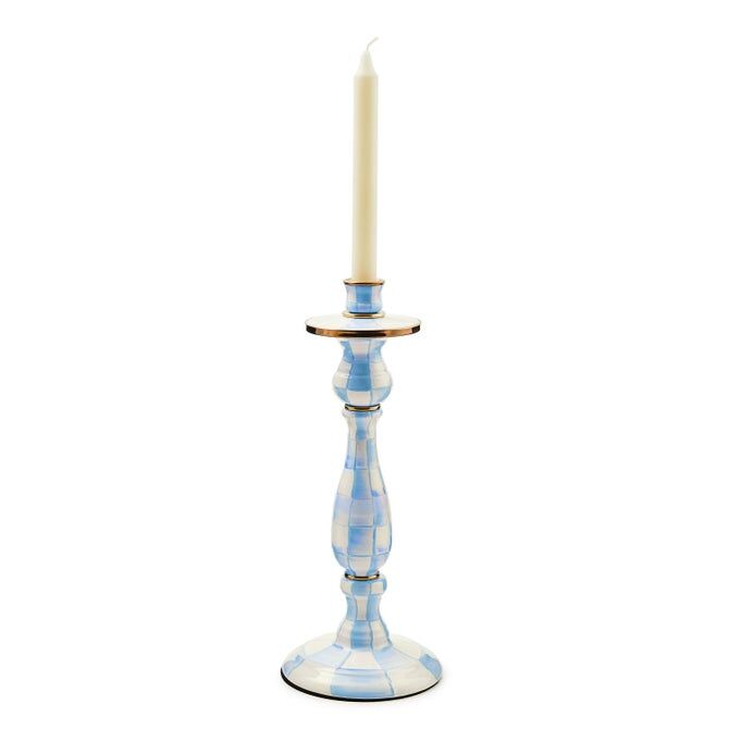 Sky Check Large Candlestick