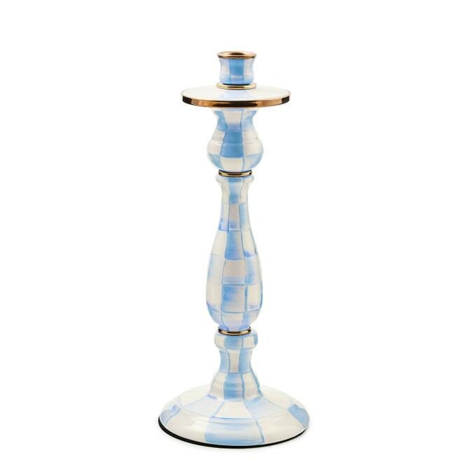 Sky Check Large Candlestick